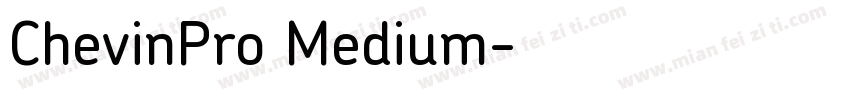ChevinPro Medium字体转换